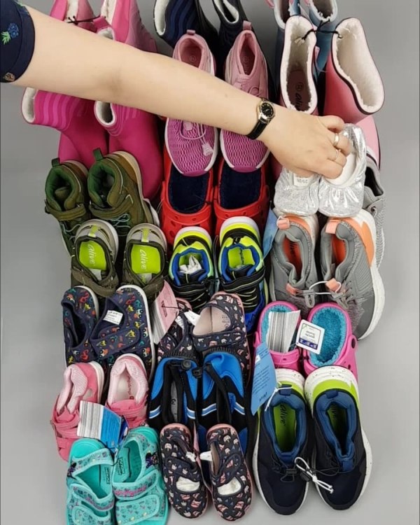 Фотография  984 - Обувь ALDI дети лето#10 кг, ЛОТ №4453 оптом в Брянске и Брянской области