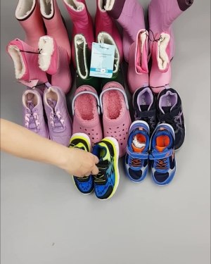 Фотография  560 - Обувь ALDI дети лето#10 кг, ЛОТ №4456 оптом в Брянске и Брянской области