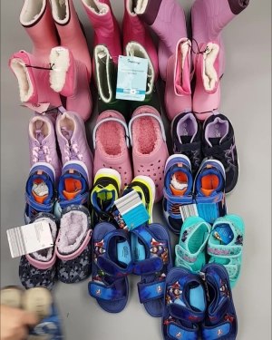 Фотография  572 - Обувь ALDI дети лето#10 кг, ЛОТ №4456 оптом в Брянске и Брянской области