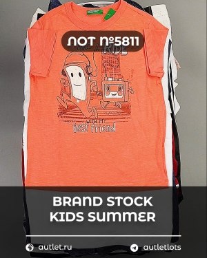 Купить BRAND STOCK Kids Summer#10 кг, ЛОТ №5811 оптом в Брянске и Брянской области