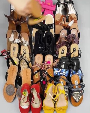 Фотография  132 - Обувь босоножки#11,2 кг, ЛОТ №6362 оптом в Брянске и Брянской области