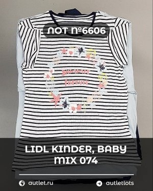 Купить LIDL Kinder Baby Winter 074#7 кг, ЛОТ №6606 оптом в Брянске и Брянской области