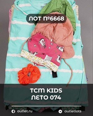 Купить TCM Kids лето 074#7 кг, ЛОТ №6668 оптом в Брянске и Брянской области