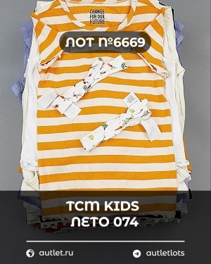 Купить TCM Kids лето 074#7 кг, ЛОТ №6669 оптом в Брянске и Брянской области