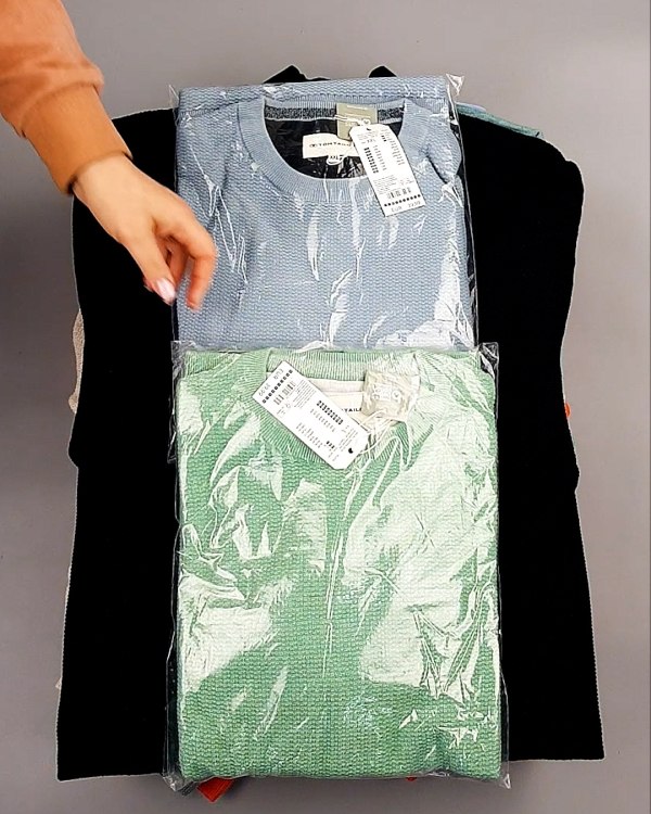 Фотография  272 - Джемпера легкие мужские TOM TAILOR 124#8,7 кг, ЛОТ №7606 оптом в Брянске и Брянской области