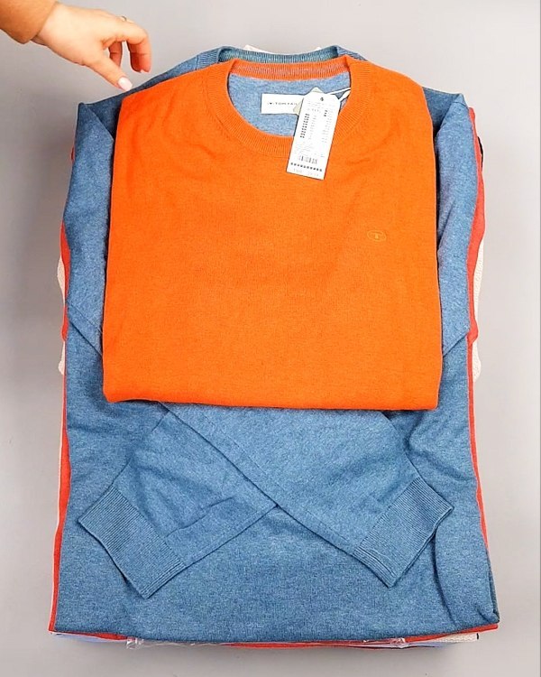 Фотография  841 - Джемпера легкие мужские TOM TAILOR 124#8,35 кг, ЛОТ №7605 оптом в Брянске и Брянской области