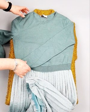 Фотография 927 - Платья СТОК CAN зима 084#7 кг, ЛОТ №7824 оптом в Брянске и Брянской области