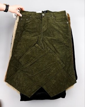 Фотография  895 - Брюки вельветовые м/ж C&A 025#10 кг, ЛОТ №8031 оптом в Брянске и Брянской области