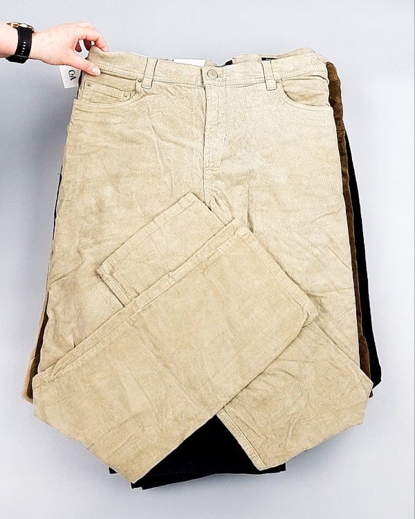 Фотография  515 - Брюки вельветовые м/ж C&A 025#10 кг, ЛОТ №8031 оптом в Брянске и Брянской области