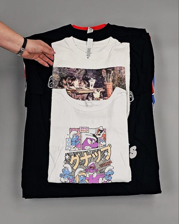 Фотография  399 - Футболки м/ж (Printed T-Shirts New)#5 кг, ЛОТ №8511 оптом в Брянске и Брянской области