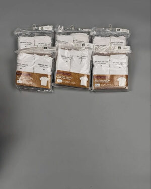 Фотография  507 - Футболка белая муж Корея 085#5 кг оптом в Брянске и Брянской области