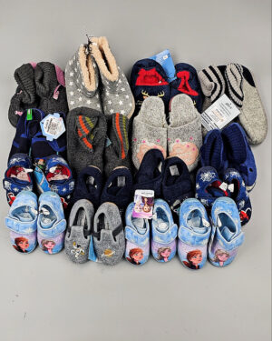 Купить Обувь домашняя дети СТОК 065#3,2 кг, ЛОТ СТ-9727 оптом в Брянске и Брянской области