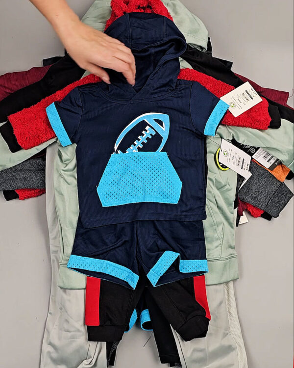 Фотография  528 - Спортивные костюмы дети CAN#6 кг, ЛОТ СТ-9737 оптом в Брянске и Брянской области