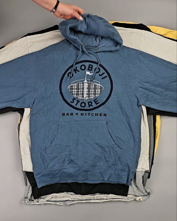 Фотография  714 - Толстовки муж BLUE CAN 084#10 кг, ЛОТ СТ-10114 оптом в Брянске и Брянской области